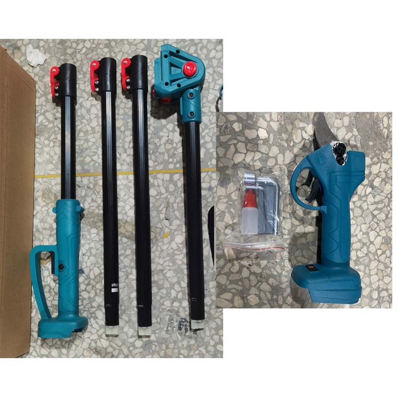 🌞 Frühjahrsangebote: 50% Rabatt! 🔥 2-in-1 Akku-Stangenkreissäge & Handsäge | Sicheres Beschneiden ohne Leiter | 21V Akku