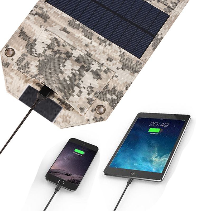Tragbares, faltbares Solarpanel-Ladegerät