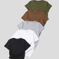 👕⏰ 50% RABATT! 5er-Pack Unifarbene Basic T-Shirts aus Baumwolle – Vielseitige Klassiker für deinen Kleiderschrank 🧳