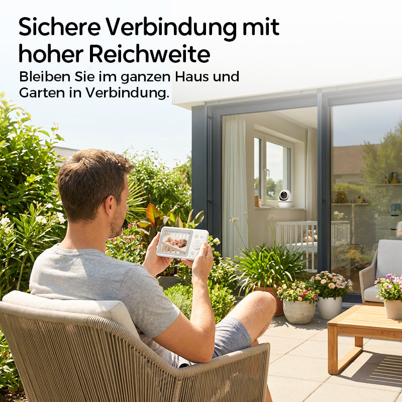 HD-Babyphone mit Kamera und Gegensprechfunktion