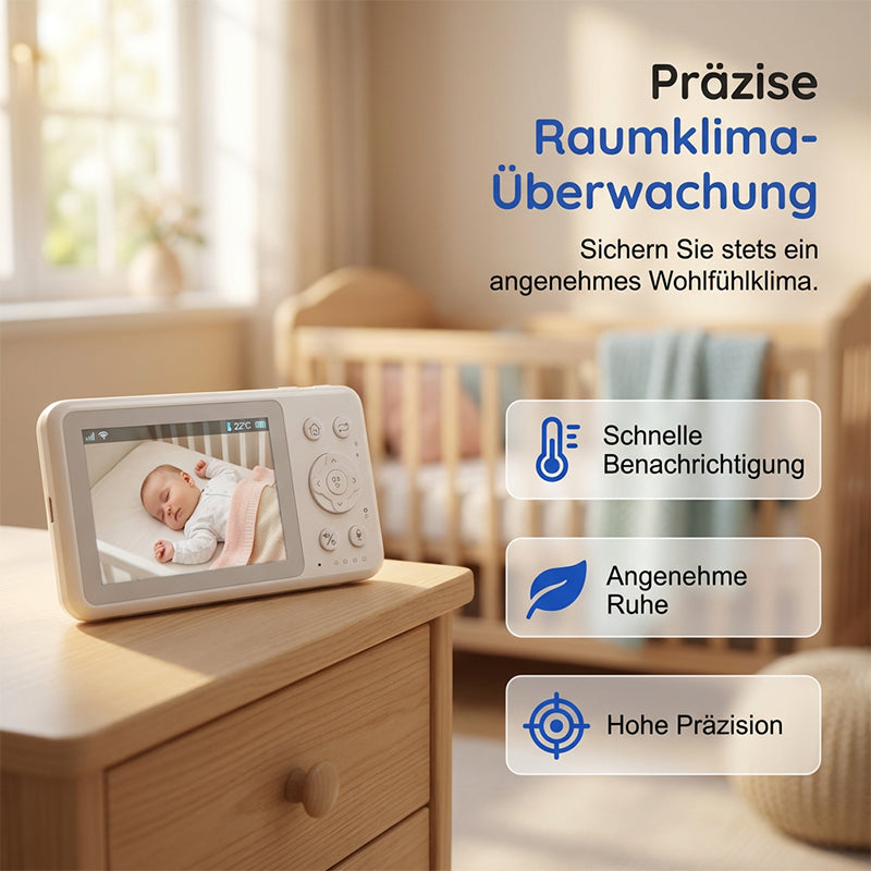 HD-Babyphone mit Kamera und Gegensprechfunktion