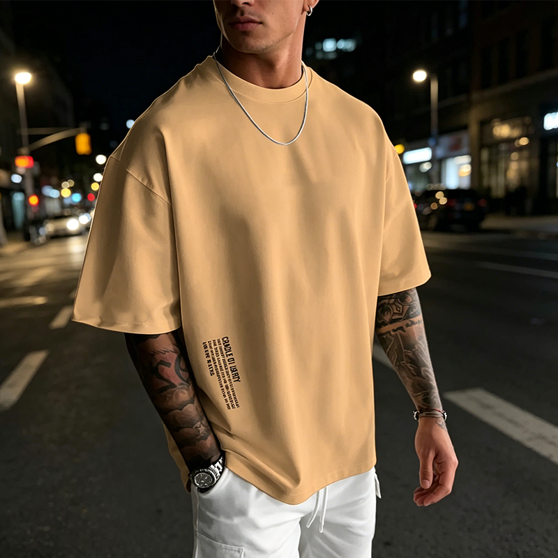 👕🏙️ 50% RABATT JETZT! Herren Urban Style Loose Fit T-Shirt – Premium Baumwollmix, Lässiger Oversize-Schnitt & Grafikdruck ✨