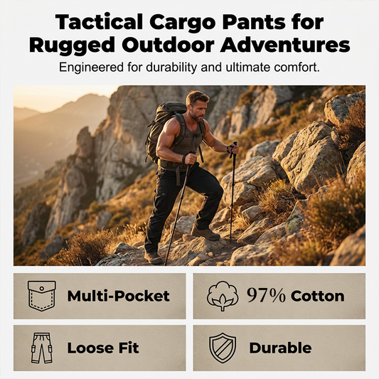 Herren-Baumwoll-Cargohose