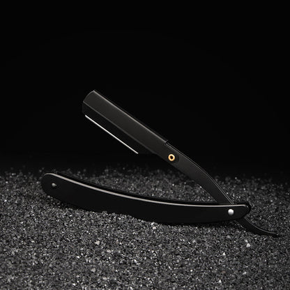 Rasiermesser mit gebogenem Griff 🪒 — Klingenwechsel per Clip-Verschluss | Rostfreier Edelstahl | Zusammenklappbar zur Aufbewahrung | Vielseitig einsetzbar: Bart, Koteletten & Kopf rasieren 💈