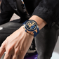 Sportliche, leuchtende Silikonarmbanduhr, wasserdicht