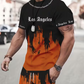 👕 50% RABATT! 🔥 Herren-Set aus grafisch bedrucktem T-Shirt & Shorts – Weicher Stoff, Auffälliges Design & Perfekt Für Sommertage ☀️