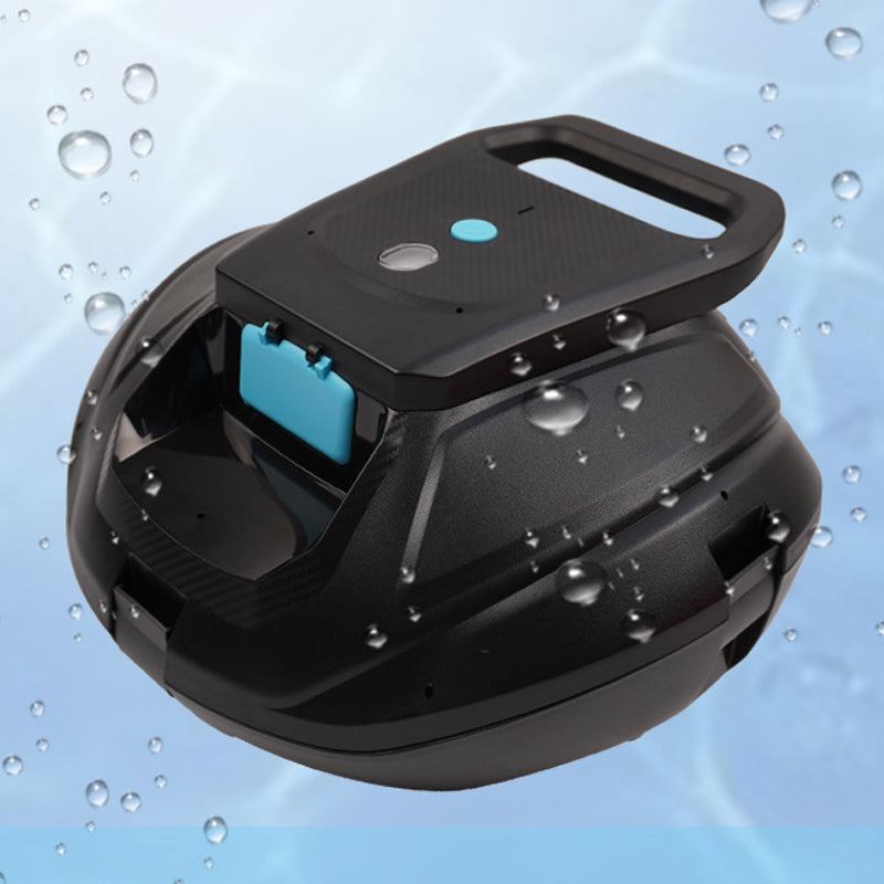 Kabelloser Poolroboter - Doppelmotor & 130 Min. Akkulaufzeit | IPX8, 80m², 5-faches Sicherheitssystem, 4000mAh