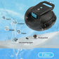 Kabelloser Poolroboter - Doppelmotor & 130 Min. Akkulaufzeit | IPX8, 80m², 5-faches Sicherheitssystem, 4000mAh