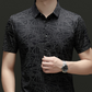 👔 50% RABATT! 🎨 Stilvolles Hemd mit Abstraktem Geometrischem Muster & Kragen für Herren – Leichter Stoff, Moderner Schnitt & Perfekt Für Freizeit & Büro 💼
