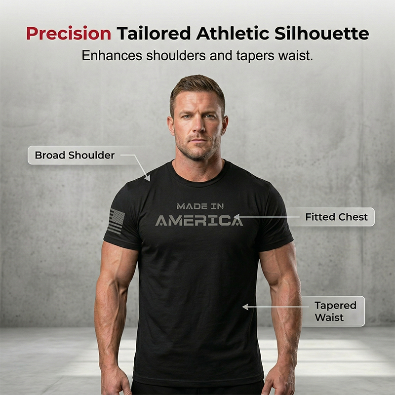 👕 50% RABATT! 🏃 Herren Rundhals-T-Shirt Athletic Fit – Atmungsaktive Baumwolle, Bewegungsfreiheit & Feuchtigkeitsableitung Für Optimalen Komfort ✨