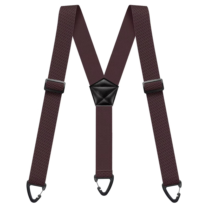 👖50 % Rabatt ! Herren Hosenträger mit Hakenclips – Kein Verrutschen, perfekter Sitz! 💪 Robuste Karabinerhaken, 3,8 cm Schulterentlastung, voll verstellbar