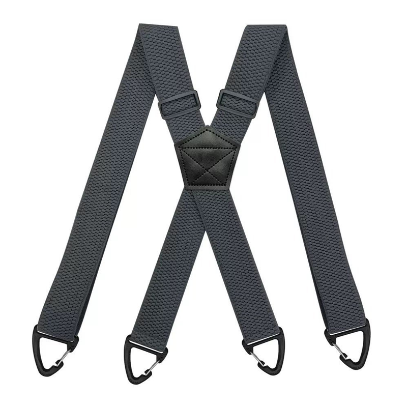 👖50 % Rabatt ! Herren Hosenträger mit Hakenclips – Kein Verrutschen, perfekter Sitz! 💪 Robuste Karabinerhaken, 3,8 cm Schulterentlastung, voll verstellbar