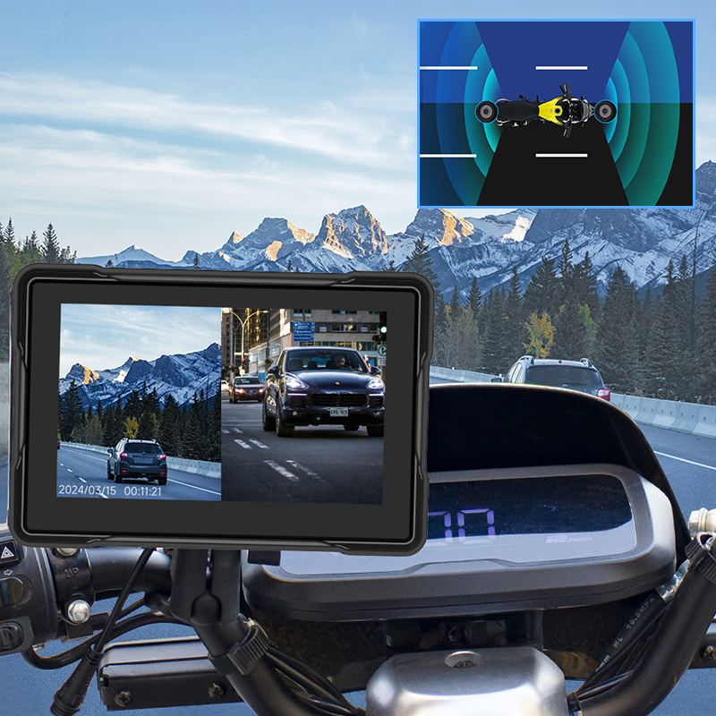 🏍️ LIMITED-TIME 50% RABATT! 📹 Motorrad-Dashcam mit CarPlay – IPX6 Wasserdicht, Dual-Kamera, Drahtlos 🎥