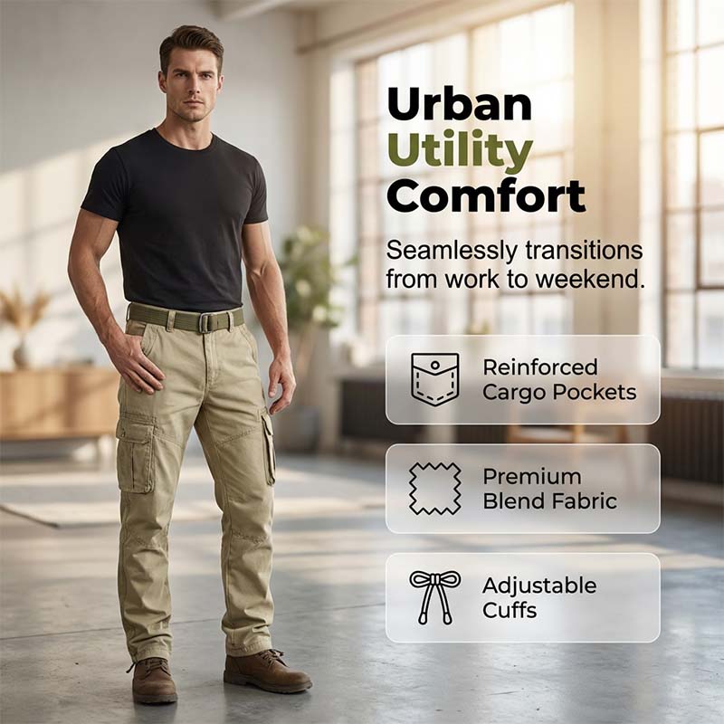 Klassische taktische Cargohose für Herren