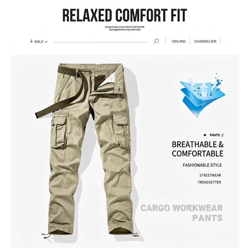 Klassische taktische Cargohose für Herren