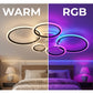 RGB-Deckenventilator mit Beleuchtung und Fernbedienung