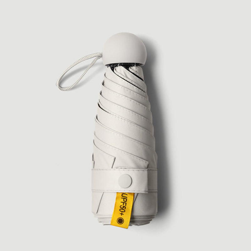 Dual-Purpose Portable Capsule Umbrella