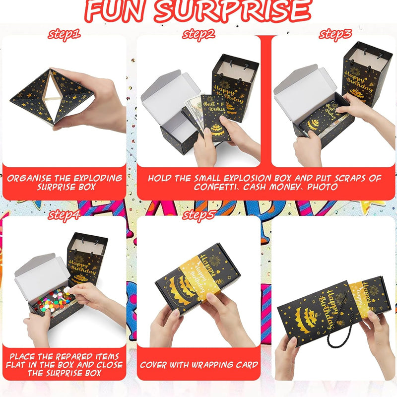 🎁50 % RABATT⏰ Überraschungs-Pop-up-Geschenkset, ideal für Geburtstage🎉
