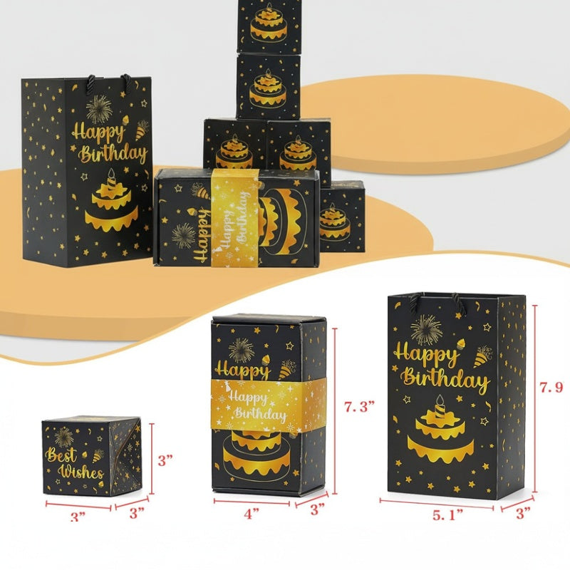 🎁50 % RABATT⏰ Überraschungs-Pop-up-Geschenkset, ideal für Geburtstage🎉