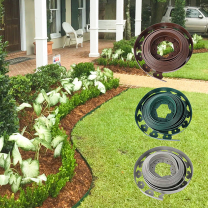 🌿 Schwarze PE-Gartenkante – flexibler Rasen- & Beetbegrenzer aus hochdichtem Kunststoff, wetterfest & einfach zu verlegen 🪴