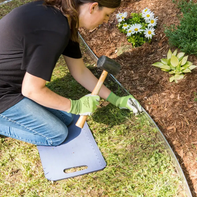 🌿 Schwarze PE-Gartenkante – flexibler Rasen- & Beetbegrenzer aus hochdichtem Kunststoff, wetterfest & einfach zu verlegen 🪴