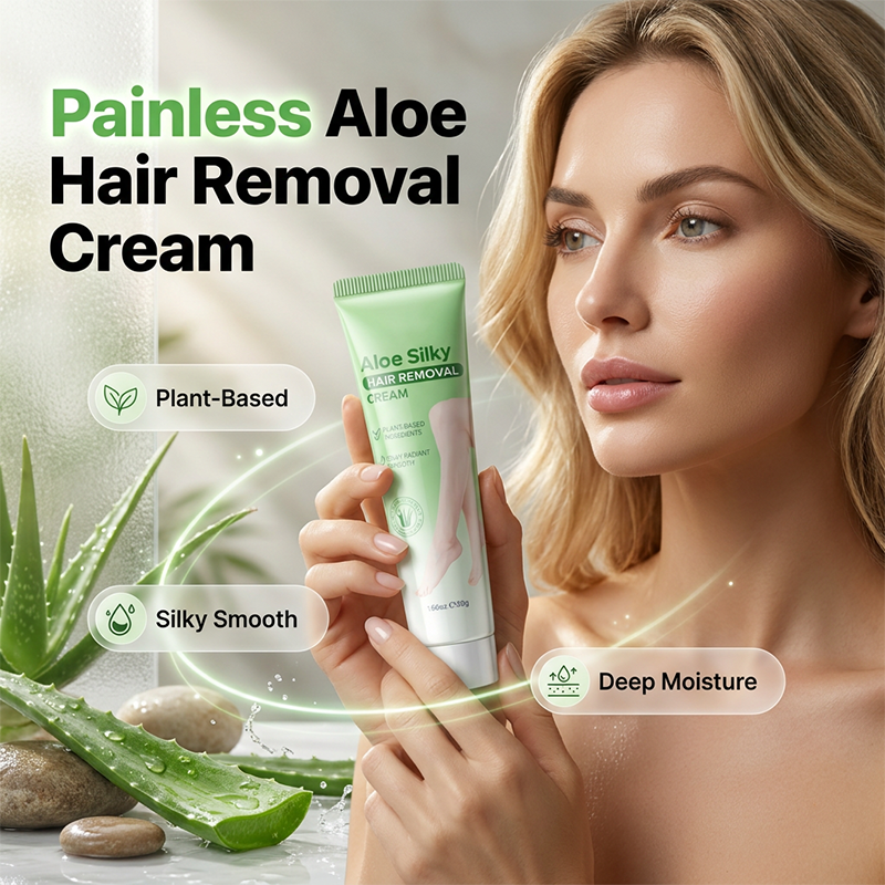 💖2026 Sonderangebot💖Sanfte Aloe-Vera-Haarentfernungscreme