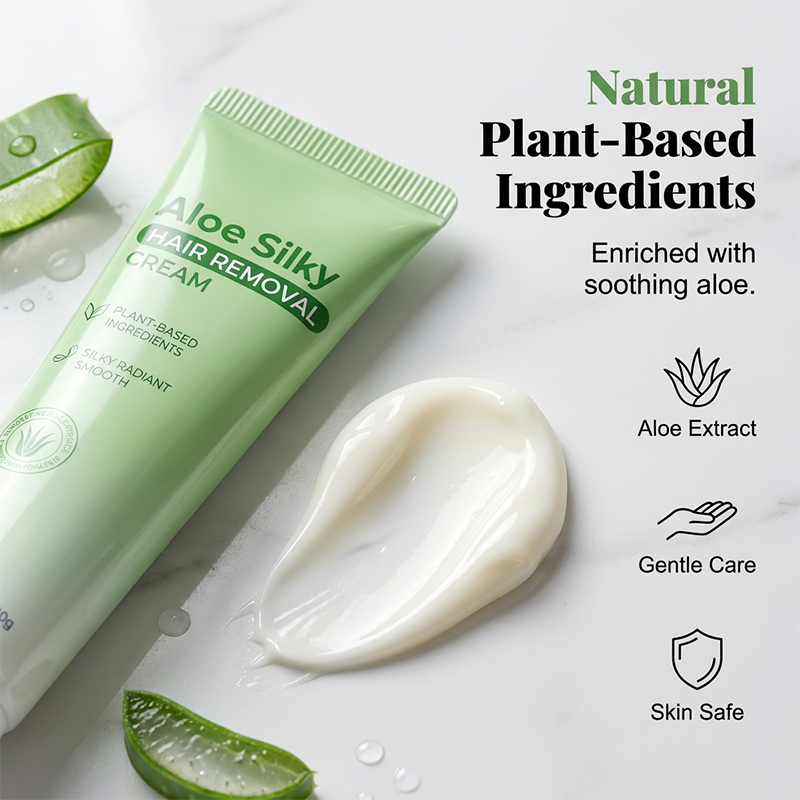💖2026 Sonderangebot💖Sanfte Aloe-Vera-Haarentfernungscreme