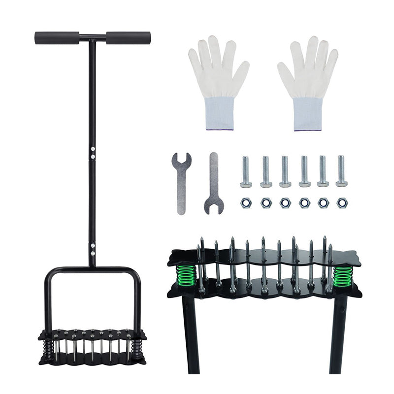🌱 50% RABATT! ✨ Manueller Rasenbelüfter – Karbonstahl, verstellbar & effizient 🏡