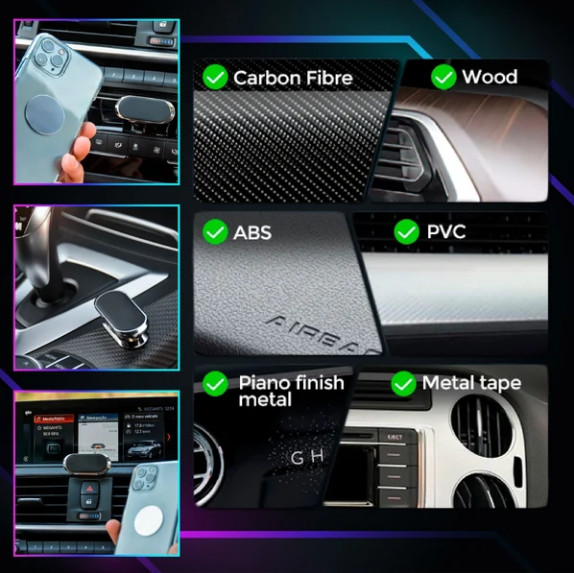 ⏰Extrem starker, flexibler magnetischer Autohandyhalter🚗📱