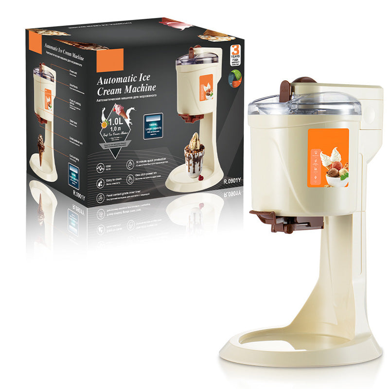 🍦 【Letzte Chance – bald zum Normalpreis!】🥳 Automatische Eismaschine – 15 Min. Gefrierzeit & 1,0 L Kapazität – Ein-Knopf-Ausgabe – perfekt für Softeis zu Hause 🍨✨🕹️