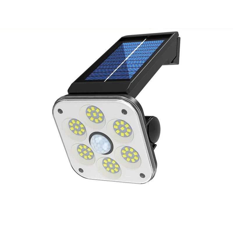 Solar Bewegungsmelderleuchte☀️✨Mehrere Leuchtenköpfe Außenlampe