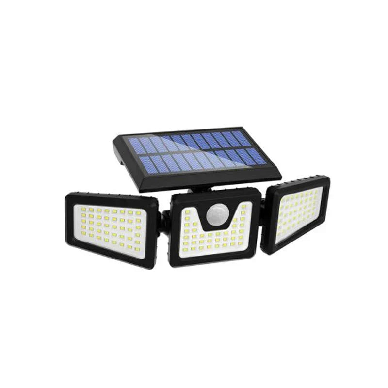 Solar Bewegungsmelderleuchte☀️✨Mehrere Leuchtenköpfe Außenlampe