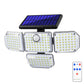 Solar Bewegungsmelderleuchte☀️✨Mehrere Leuchtenköpfe Außenlampe