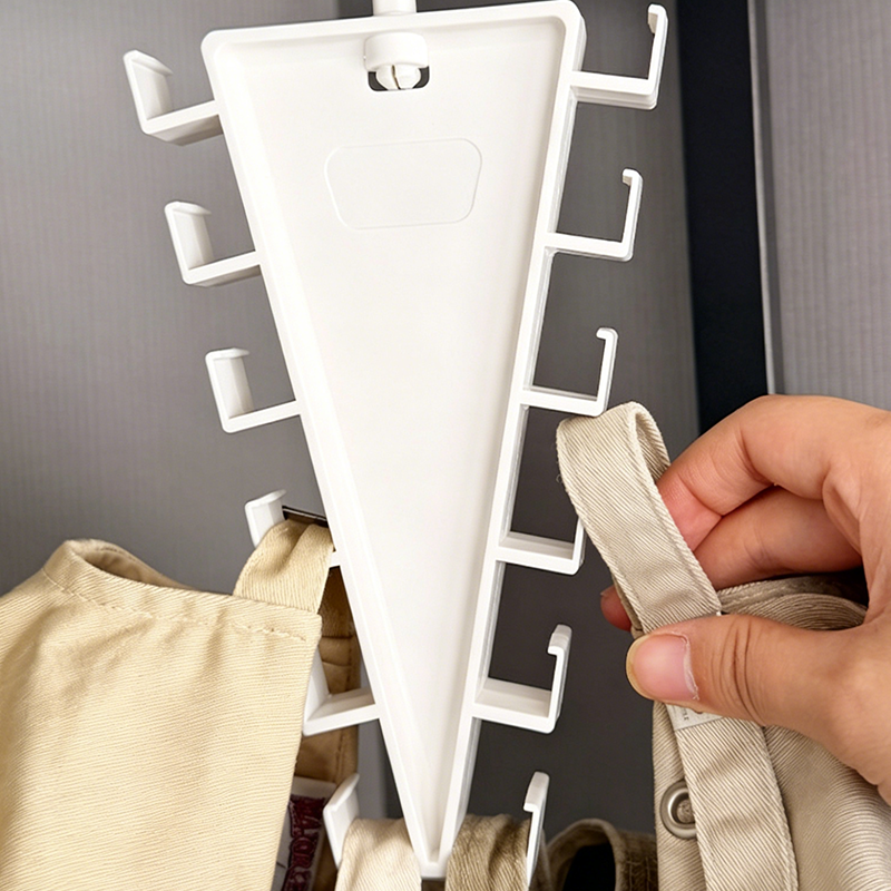🔥Sonderangebot 50% RABATT!-50% RABATT! 👗Mehrfunktionaler dreieckiger Kleiderschrank-Organizer