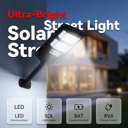 Solarbetriebene Straßenlaterne mit automatischer Ein-/Ausschaltung