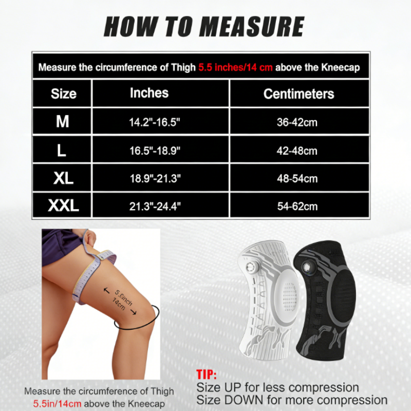 🦵 50% RABATT! 💪 Intelligente Kniebandage – Verstellbare Kompression & ergonomisch ✨