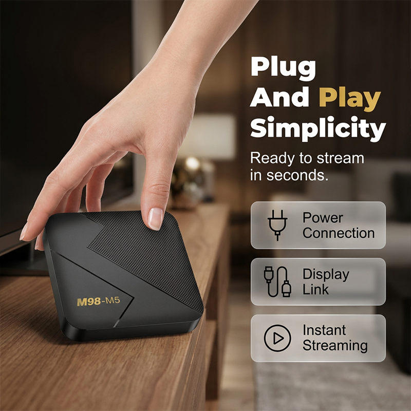 🔥 Heute -50 %! 📺 Android-TV-Box mit Bluetooth – Streaming, Apps & Unterhaltung auf Ihrem Fernseher