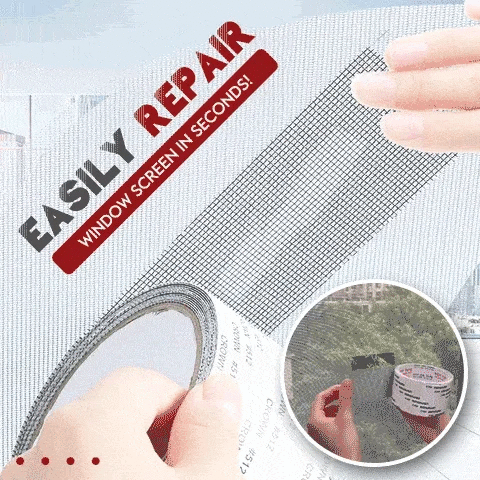 🕷️ Fenster Fliegengitter Reparaturset – Einfach zu kleben, langlebig & perfekt für zerrissene Insektenschutzgitter 🦟