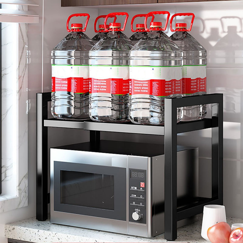 🧰 50% RABATT! 🍳 Erweiterbares Mikrowellenregal – Verstellbar, 75 kg & mit Haken ✨