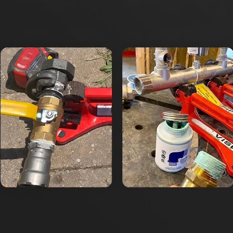 🔧 LIMITIERTES ANGEBOT | 50 % RABATT + VERSANDKOSTENFREI! ⚙️ Selbstsichernde Rohrklemme – Robust & tragbar, für Sanitär, Heizung und KFZ Reparaturen 🔩