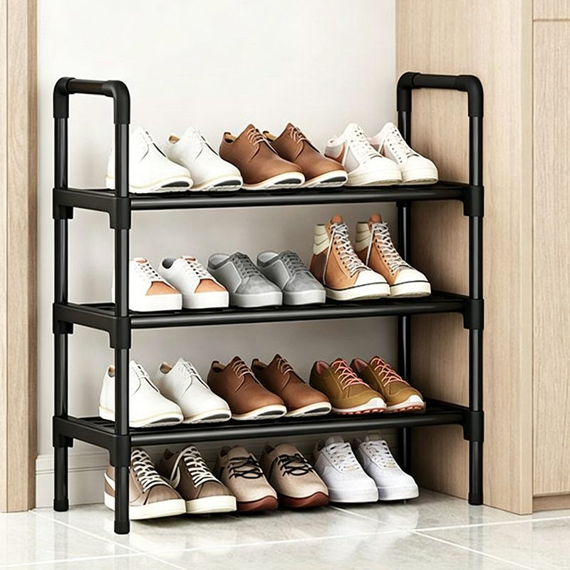 🛍️ 50 % Rabatt – Vielseitiger, staubgeschützter Schuhregal – mehrstufiges Design für Zuhause, Schlafsaal oder Eingangsbereich 👟