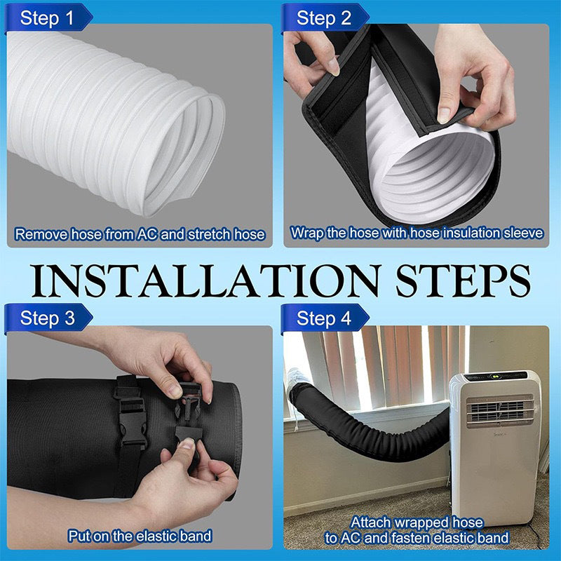 ❄️Ein Muss für den Sommer❄️Klimaanlagen-Schlauchhülle für tragbare Klimageräte
