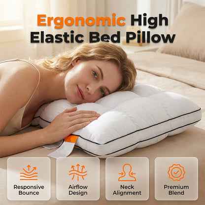 🛏️ 50.000+ verkauft! ⚡ Ultra-weiches hochelastisches Bettkissen – anschmiegsam, stützend & atmungsaktiv – für erholsamen Schlaf – ideal für Seiten-, Rücken- & Bauchschläfer – perfekt für Allergiker & alle, die Wert auf gesunden Schlaf legen | Versand
