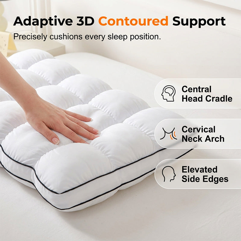 🛏️ 50.000+ verkauft! ⚡ Ultra-weiches hochelastisches Bettkissen – anschmiegsam, stützend & atmungsaktiv – für erholsamen Schlaf – ideal für Seiten-, Rücken- & Bauchschläfer – perfekt für Allergiker & alle, die Wert auf gesunden Schlaf legen | Versand