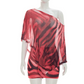 💃 ZEITLICH BEGRENZT 50% RABATT! 🌴 Asymmetrisches Schal-Top & Hochbund-Rock-Set