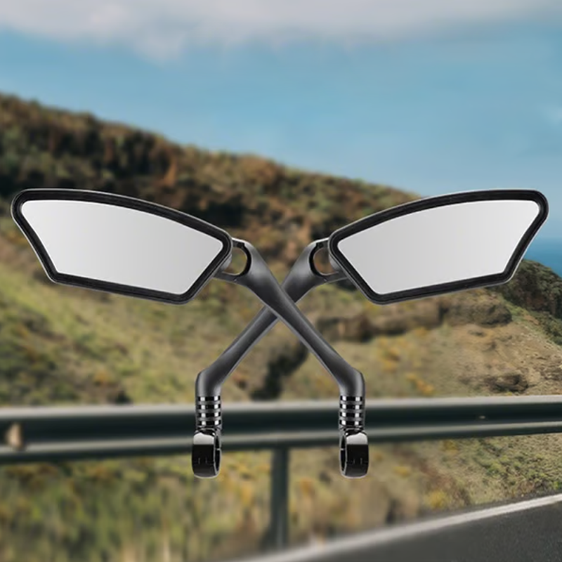 🚲 50% RABATT! 🛡️ Weitwinkel‑Rückspiegel – Bruchsicher, vibrationsarm & werkzeugfrei – Passt 16–31,8 mm ✨