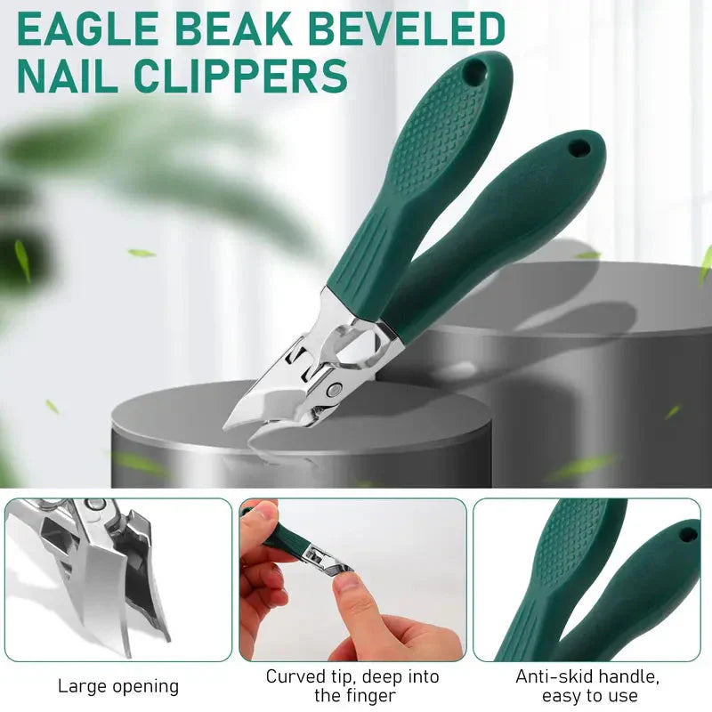 🦅✂️ Nagelknipser mit abgeschrägter Klinge – 50% RABATT! Präzise wie ein Adlerschnabel, sauberer Schnitt, splitterfreie Nägel. 🔥💪