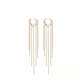 💫 50% RABATT! ✨ Lange Damen Ohrclips mit Metallfransen 💎 Elegantes Design, Modern & Vielseitig Kombinierbar