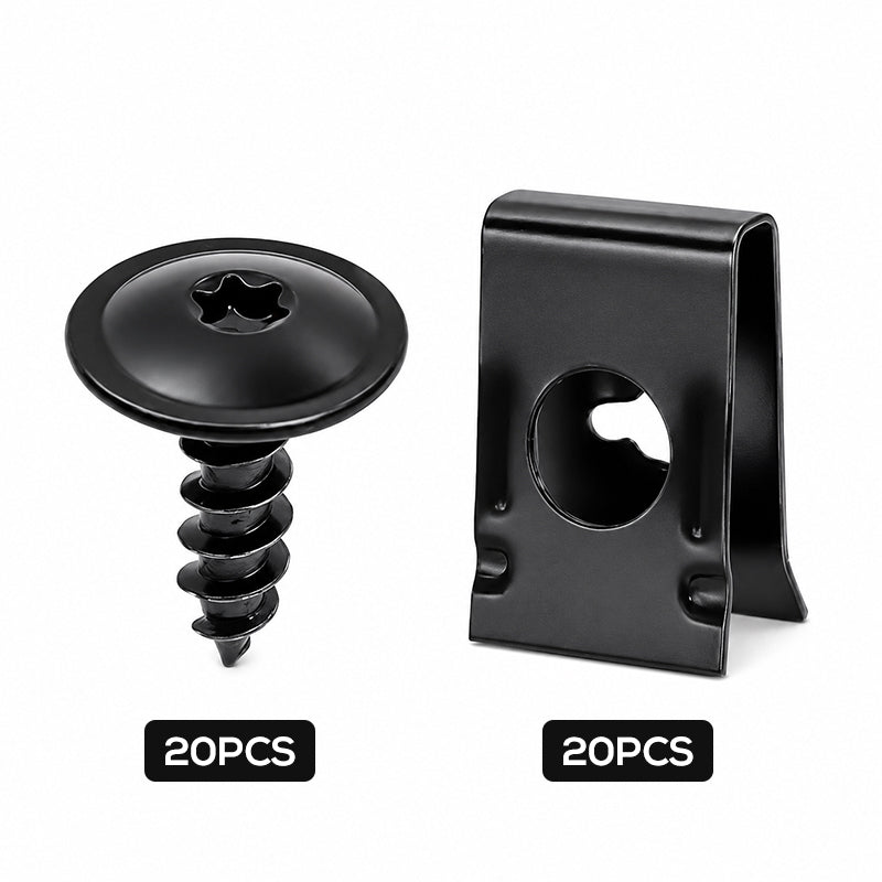 🔩 50% RABATT! 🚗 U-Clip- & Schraubenset – Rostfrei, vielseitig & einfach zu montieren ✨
