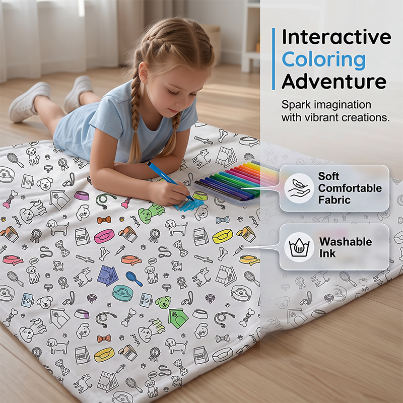 🎉 Sonderangebot dieser Woche – 50 % RABATT ✨🎨 Kreatives gemütliches Mal‑Decken‑Set